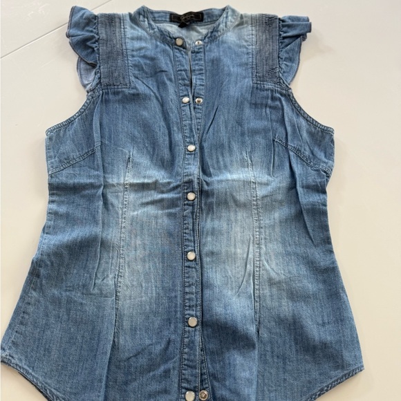 Jessica Simpson Tops - Jessica Simpson Blue Denim Blouse M